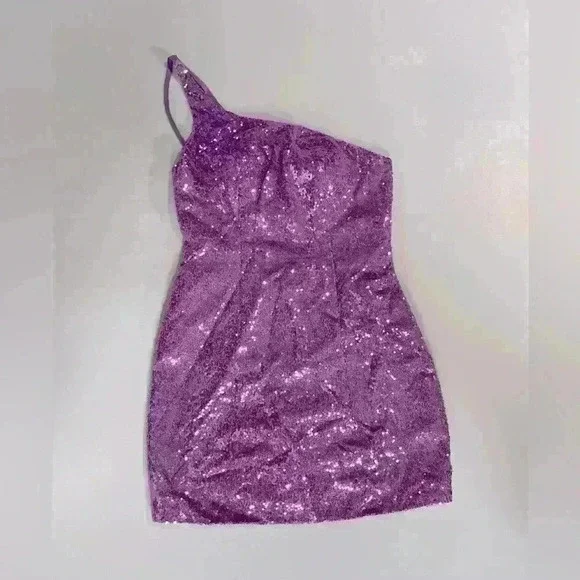 Purple Sparkly Dress - Picture 1 of 8